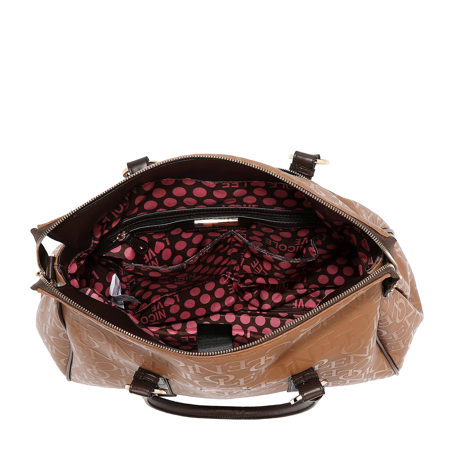 BOLSO CON RUEDAS MONOGRAMA (NEGRO)