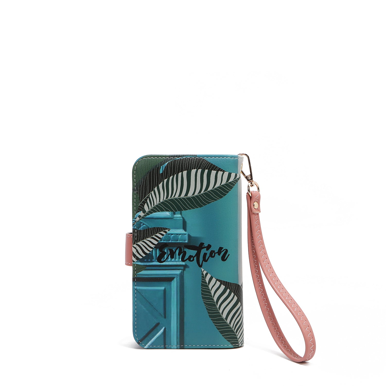 FUNDA DE TELÉFONO Y CARTERA CON LA FIRMA DE NL CON CORREA (EMOTION)