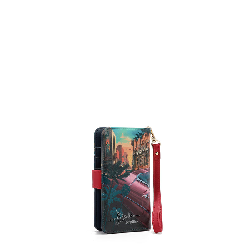 NL SIGNATURE PHONE CASE &amp; WALLET WITH STRAP (<tc>HOLLYWOOD DRIVE</tc> )