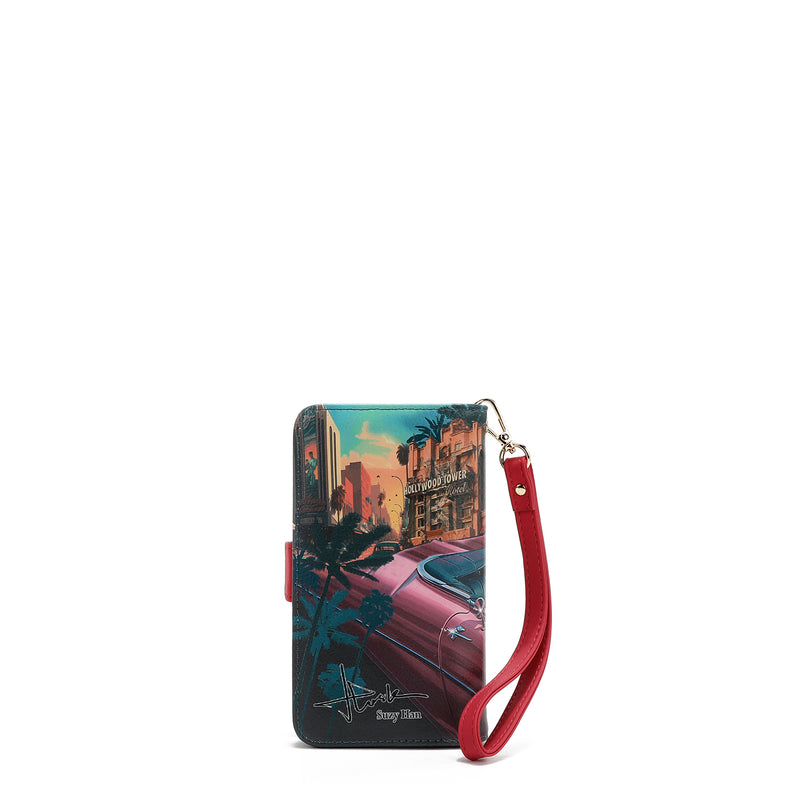 NL SIGNATURE PHONE CASE &amp; WALLET WITH STRAP (<tc>HOLLYWOOD DRIVE</tc> )