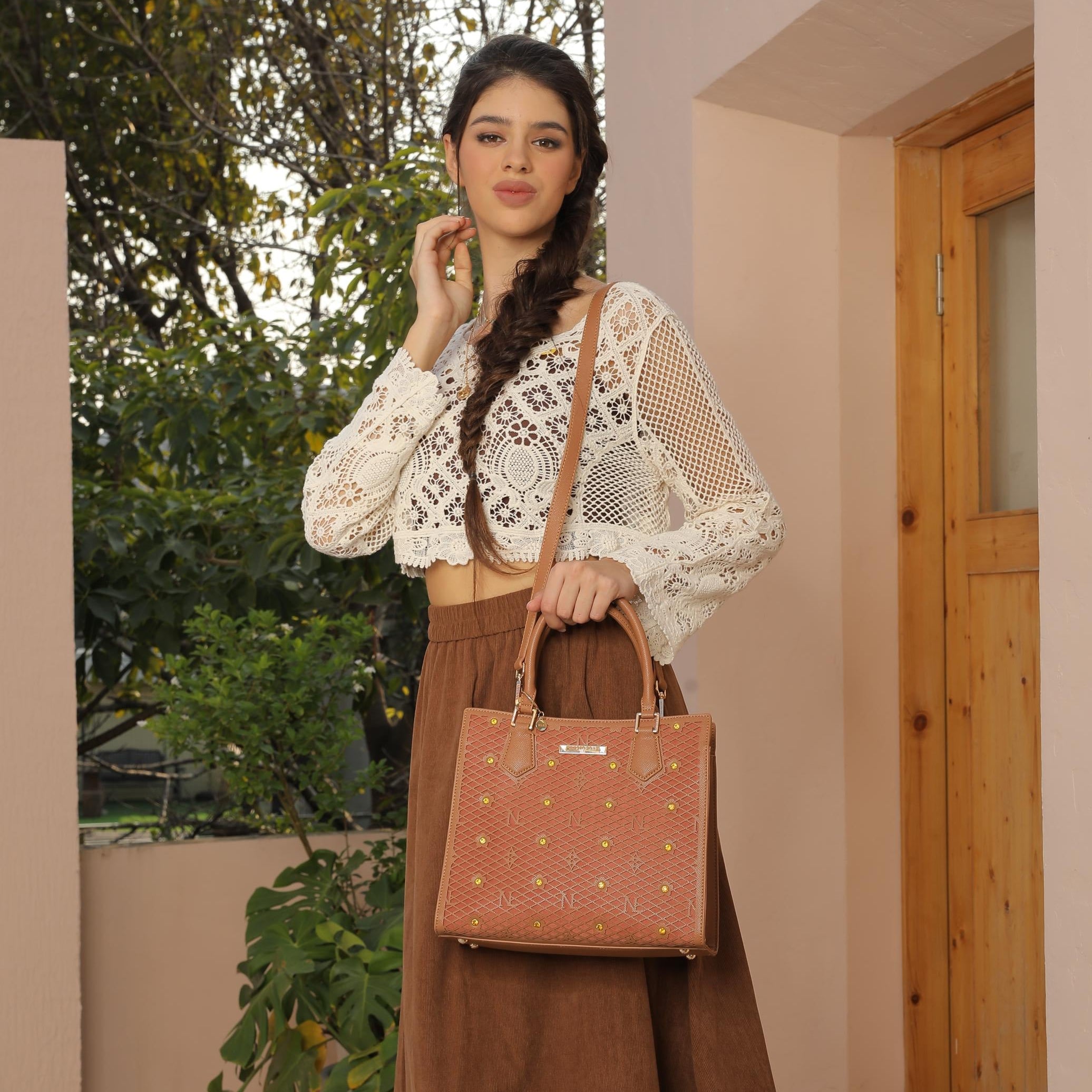 Bagada de Gracie estruturada (marrom)