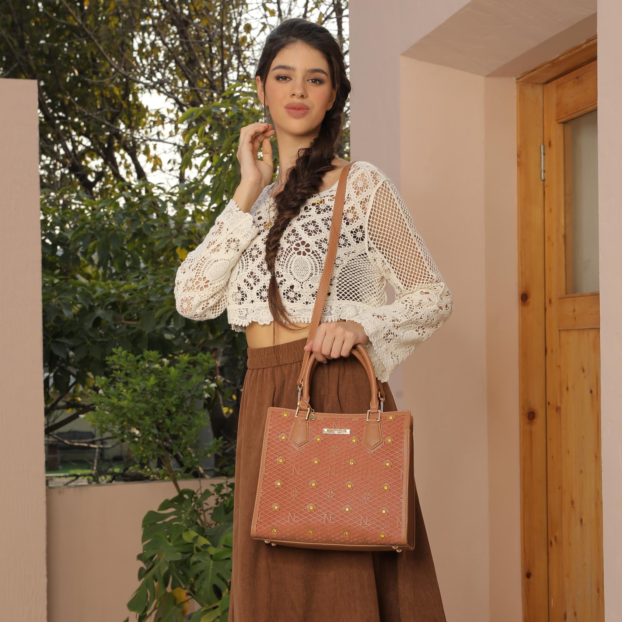 Borsa strutturata Gracie (verde)