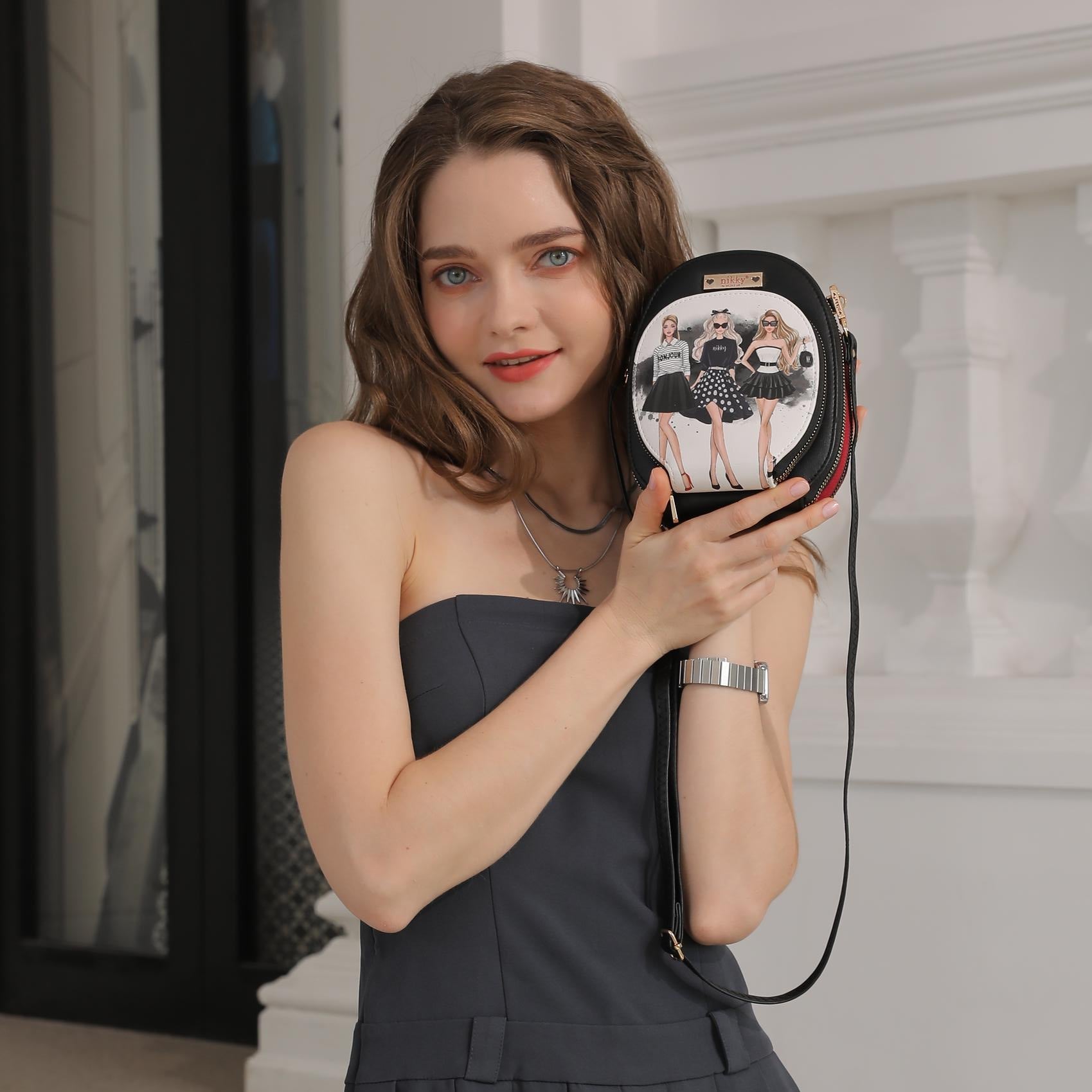 PETIT SAC BANDOULIÈRE (<tc>I LIVE TO TRAVEL</tc>)