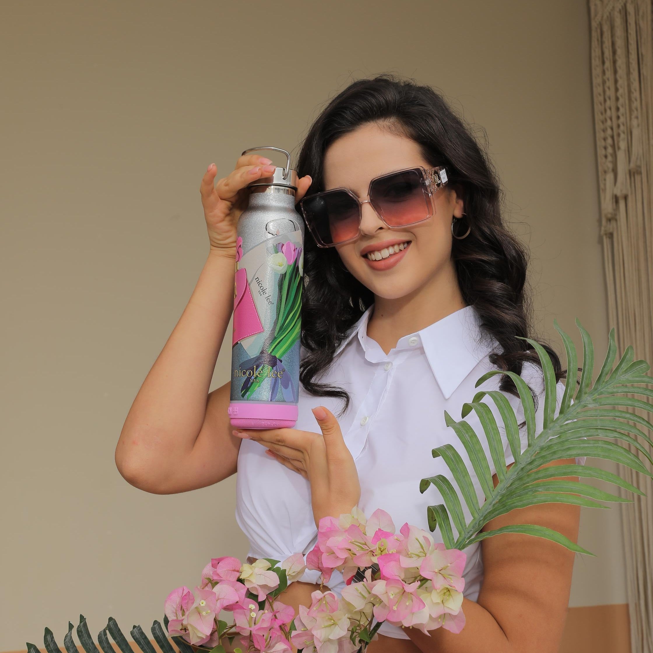 THERMOBEHÄLTER MIT BLUETOOTH-LAUTSPRECHER (<tc>VIOLET BLOSSOM</tc>)