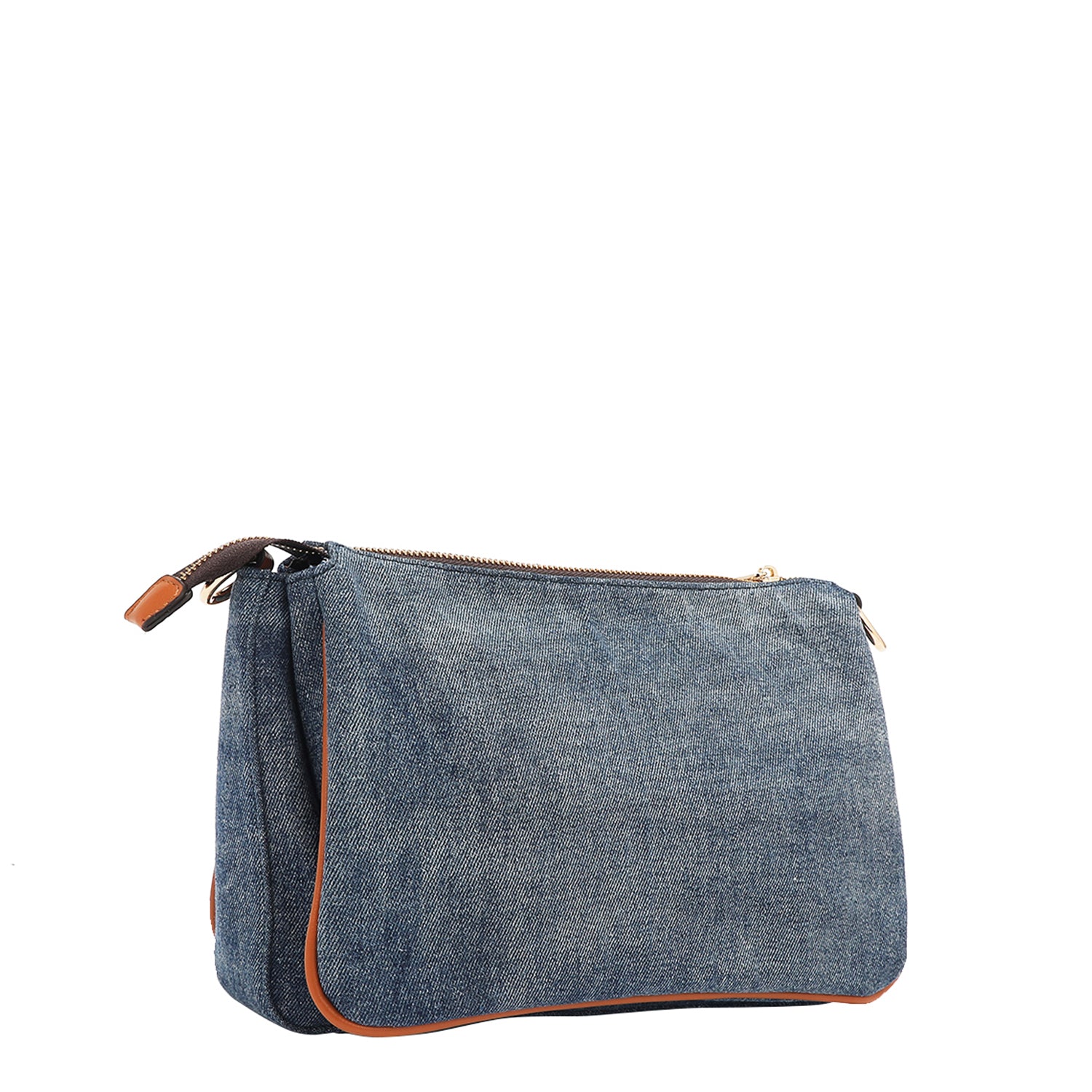 BORSA A TRACOLLA IN DENIM (<tc>SOFIA MONTANA</tc>)