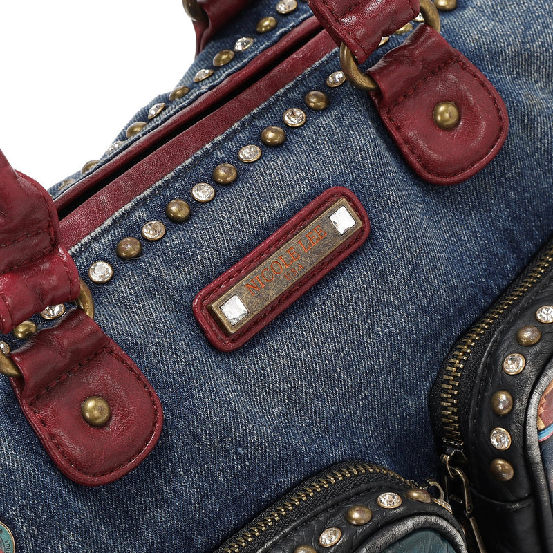 BORSA IN DENIM LAVATO (<tc>HOLLYWOOD DRIVE</tc> )