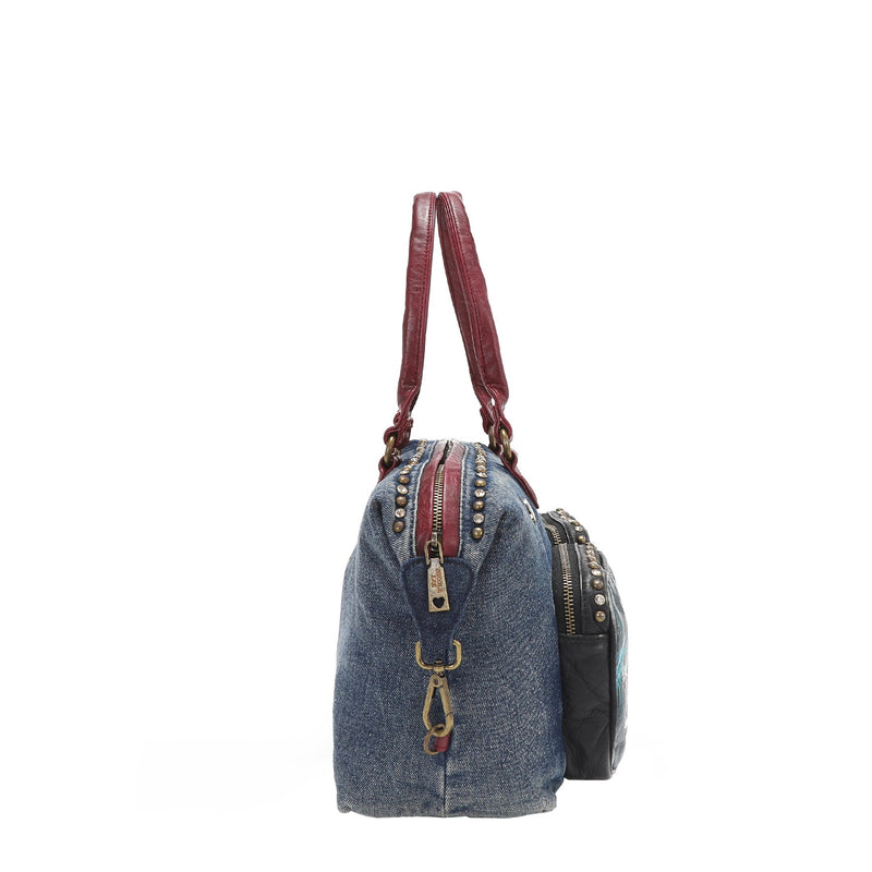 WASHED DENIM BAG (<tc>HOLLYWOOD DRIVE</tc> )