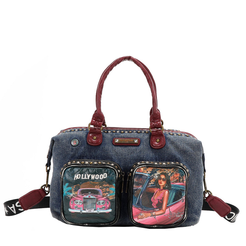 BORSA IN DENIM LAVATO (<tc>HOLLYWOOD DRIVE</tc> )