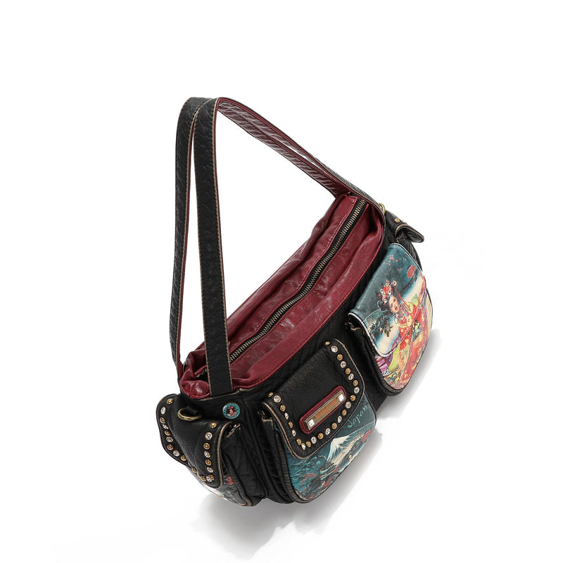 SAC BANDOULIÈRE EN JEAN (<tc>AKIKO LA BELLEZA</tc> )