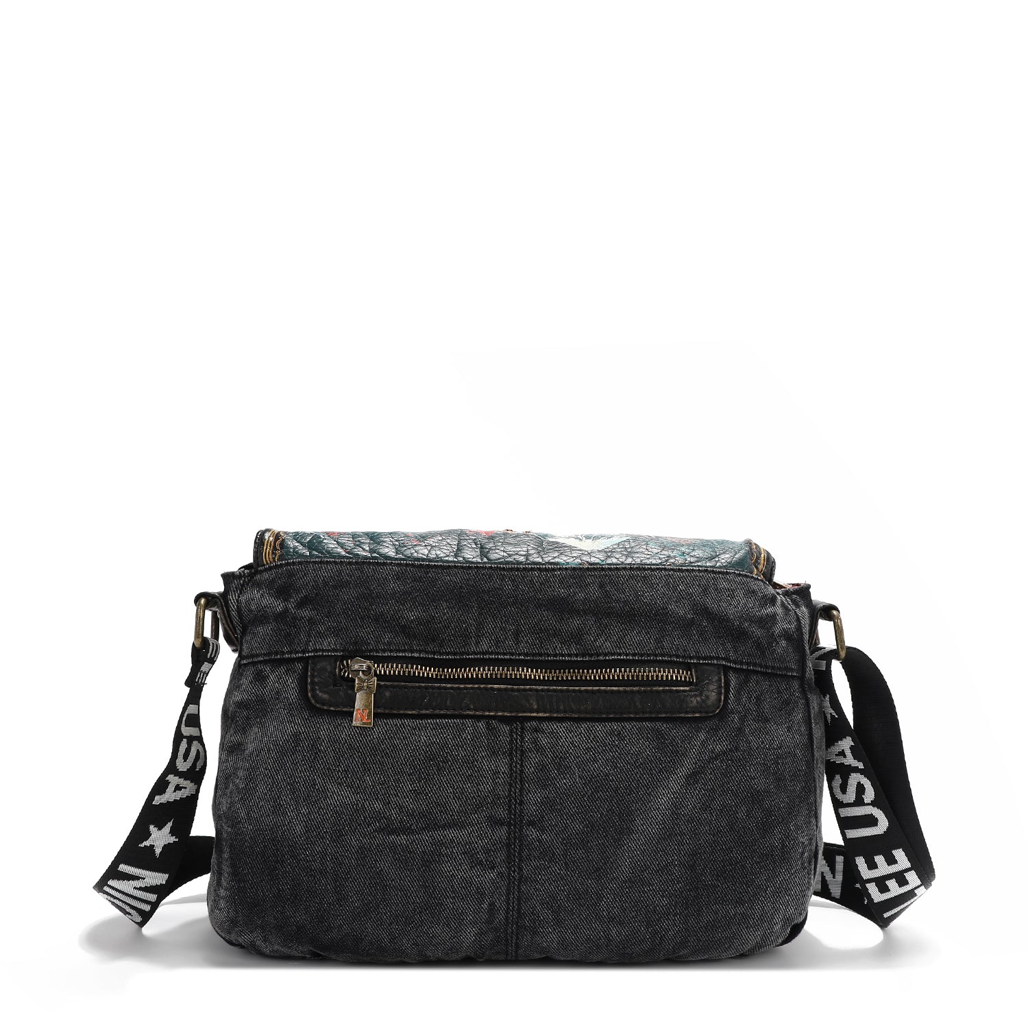BOLSA DENIM FLAP (<tc>AKIKO LA BELLEZA</tc>)