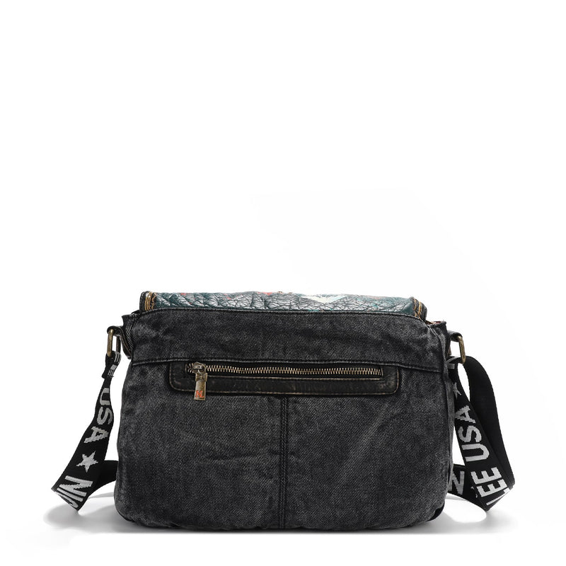 BOLSA DENIM FLAP (<tc>AKIKO LA BELLEZA</tc> )