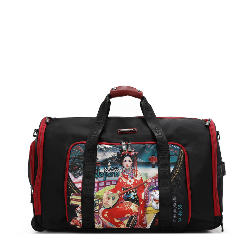 TRAVEL BAG WITH WHEELS (<tc>AKIKO LA BELLEZA</tc>)