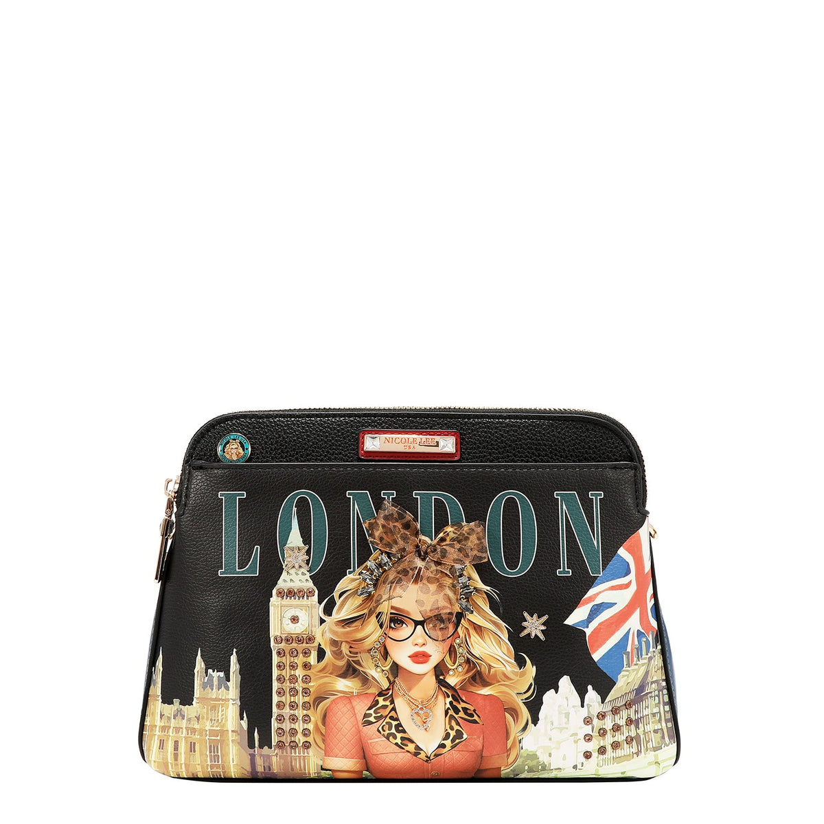 BANDOLERA (LONDON EYE - NEGRO)