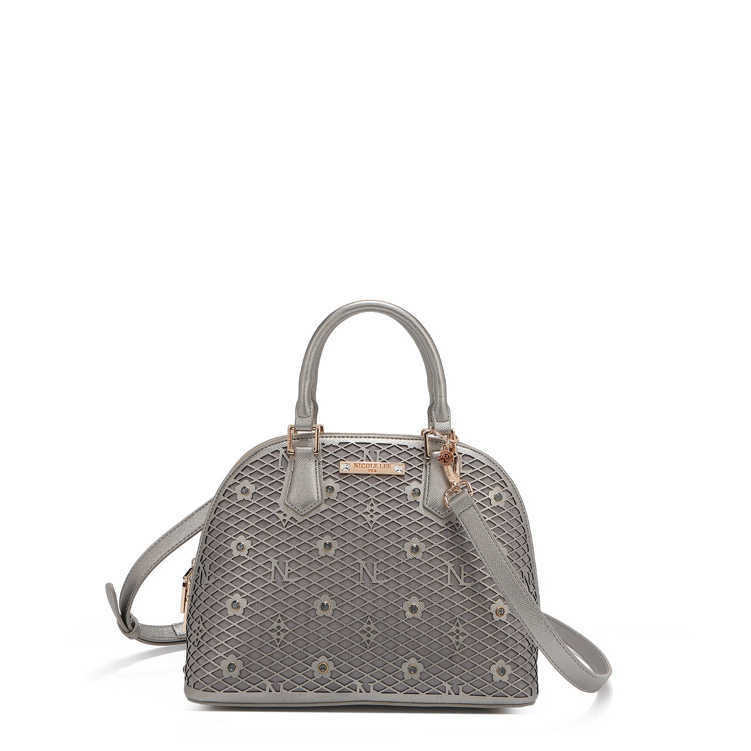 Satchel Gracie Type Domo Bag (Grigio)