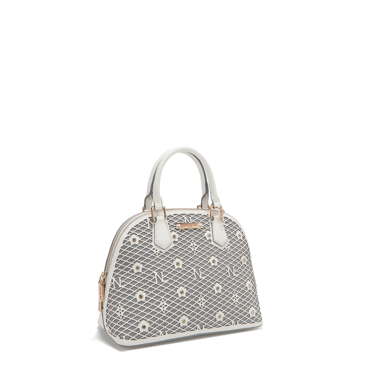 Satchel Gracie tipo Domo Bag (branco)