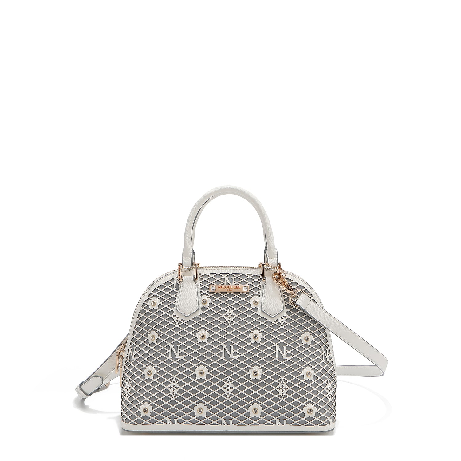 Satchel Gracie Type Domo Bag (bianco)