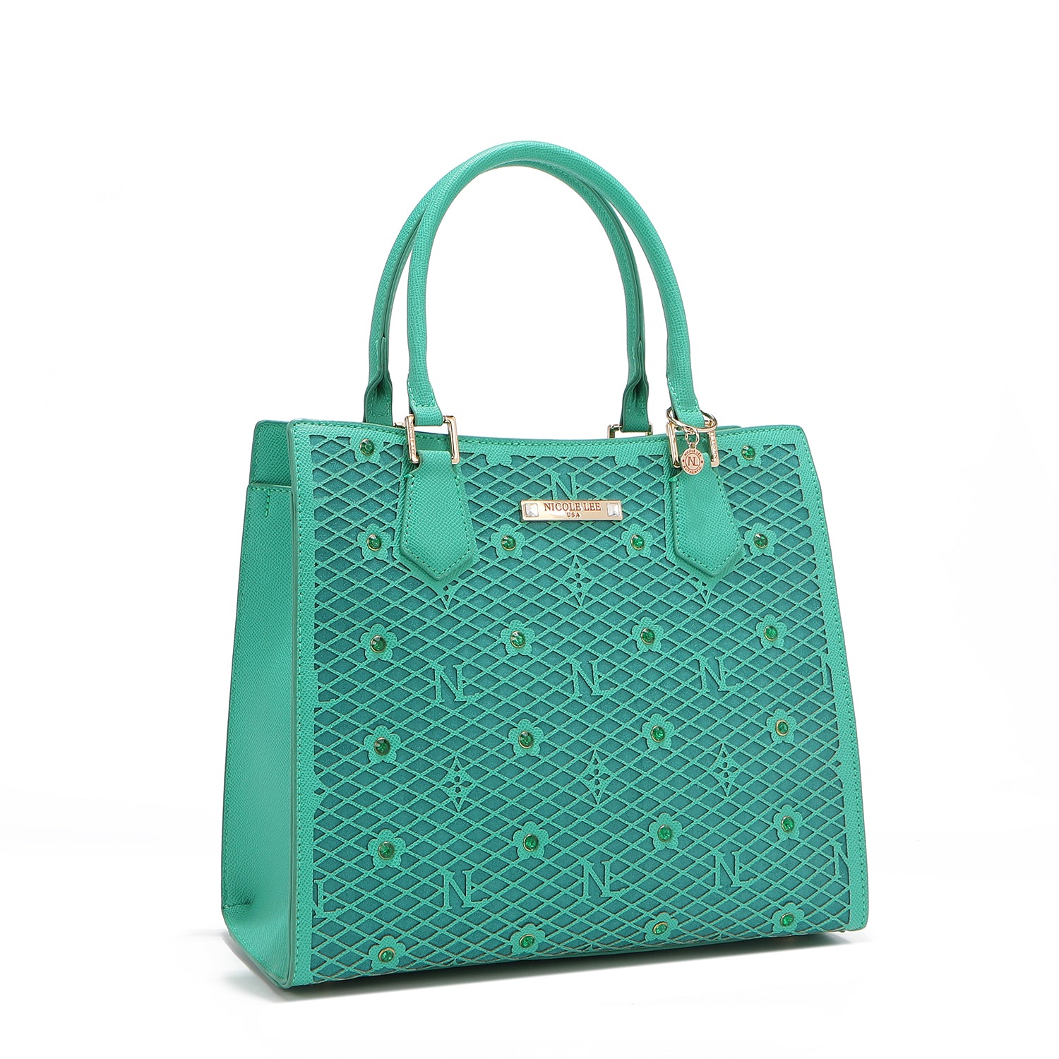 Gracie Structured Tote Bag (verde)