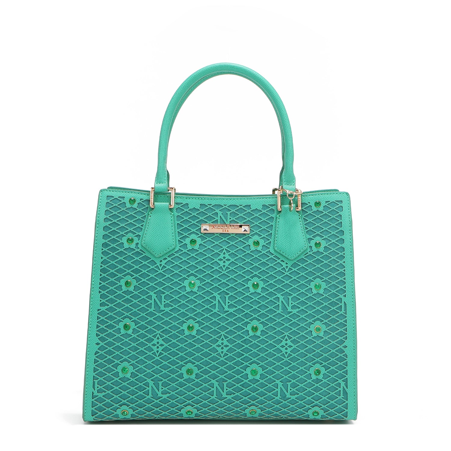Gracie Structured Tote Bag (verde)