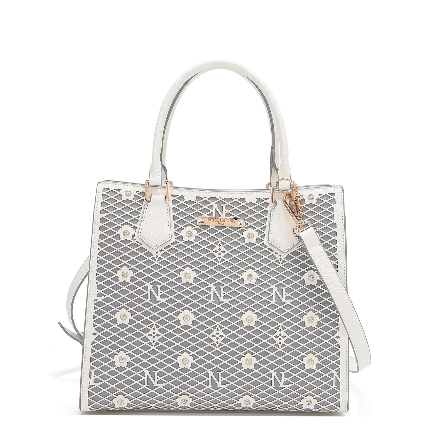 Borsa strutturata Gracie (bianco)