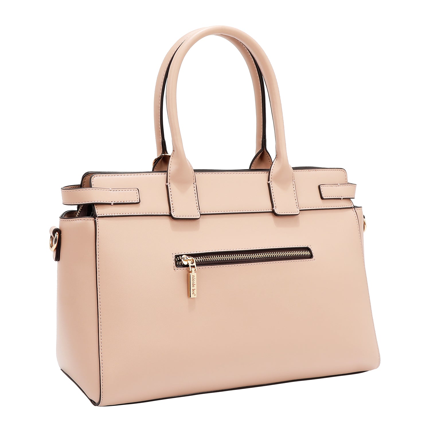 Sac à sacrel avec coupes géométriques (rose)