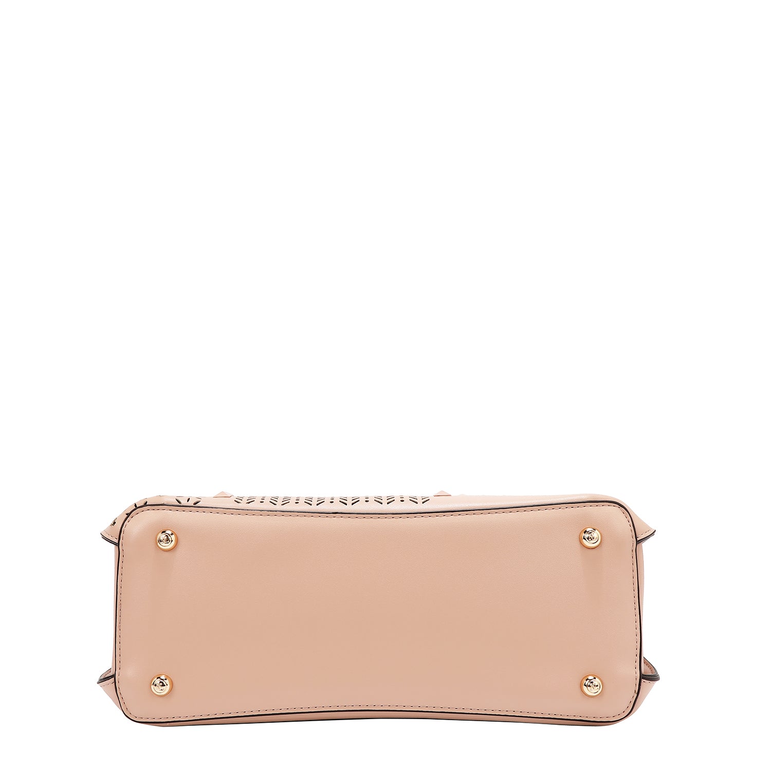 BOLSA DE CÚPULA CON RECORTE GEOMÉTRICO (ROSA)