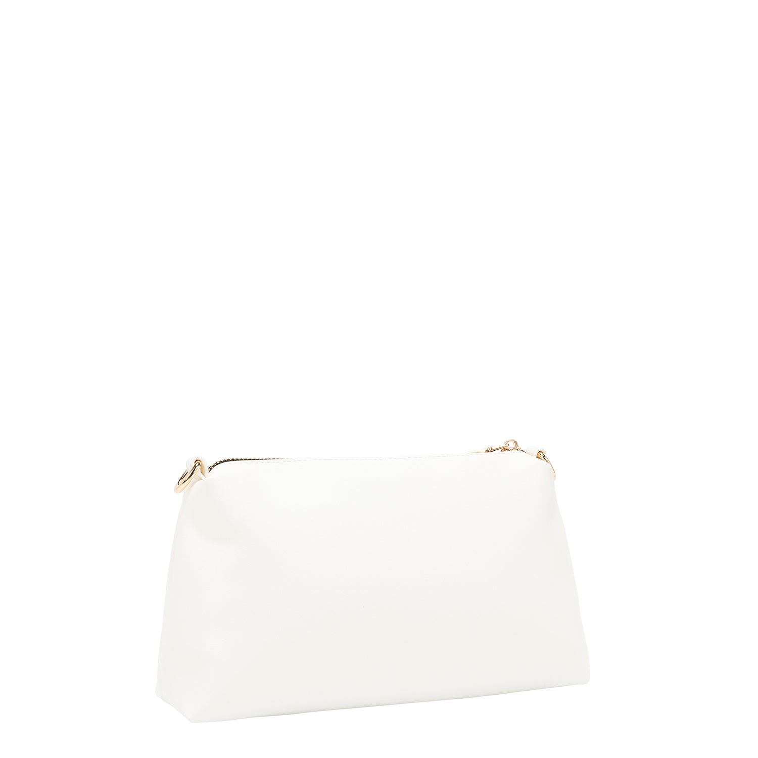 Two -piece bag with geometric cuts (white)
