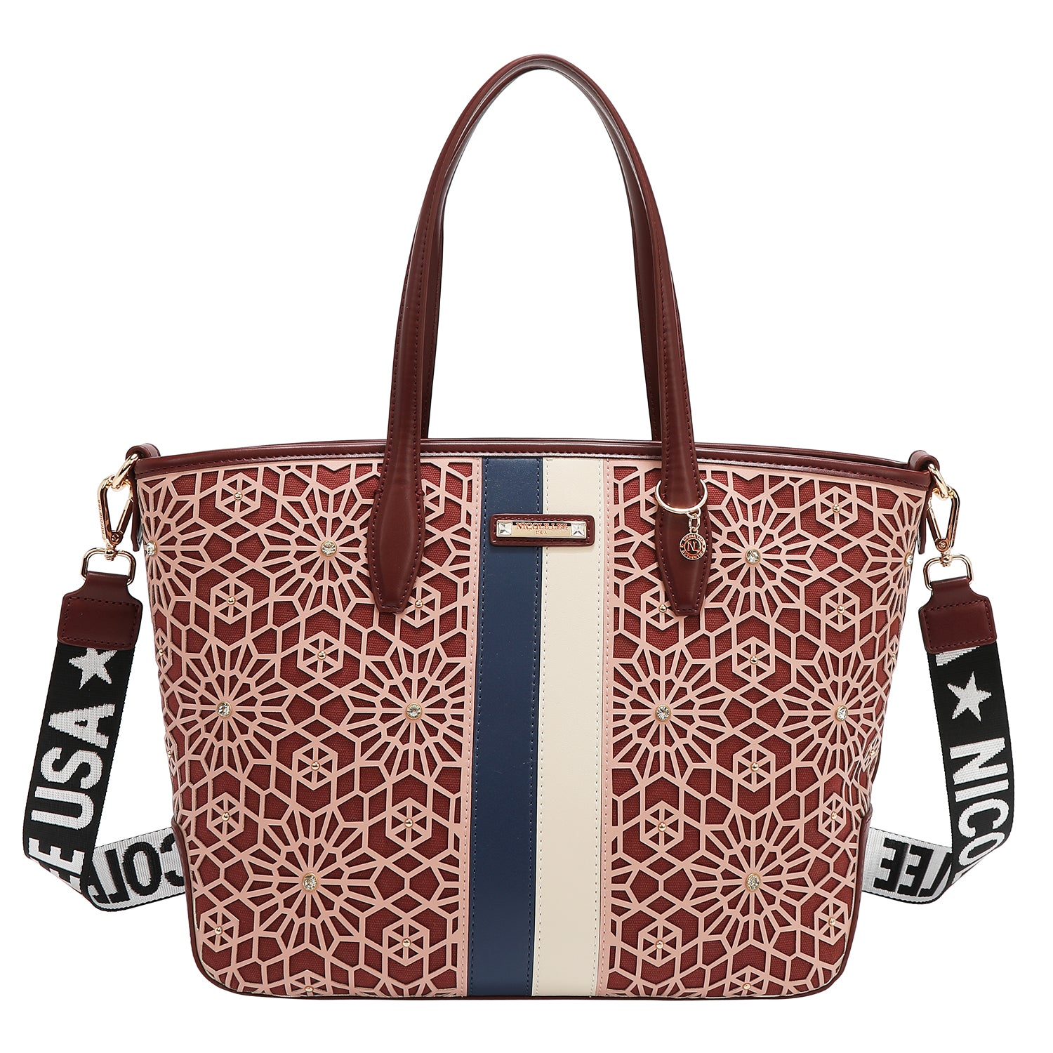HANDBAG LSR17442 (VINO)