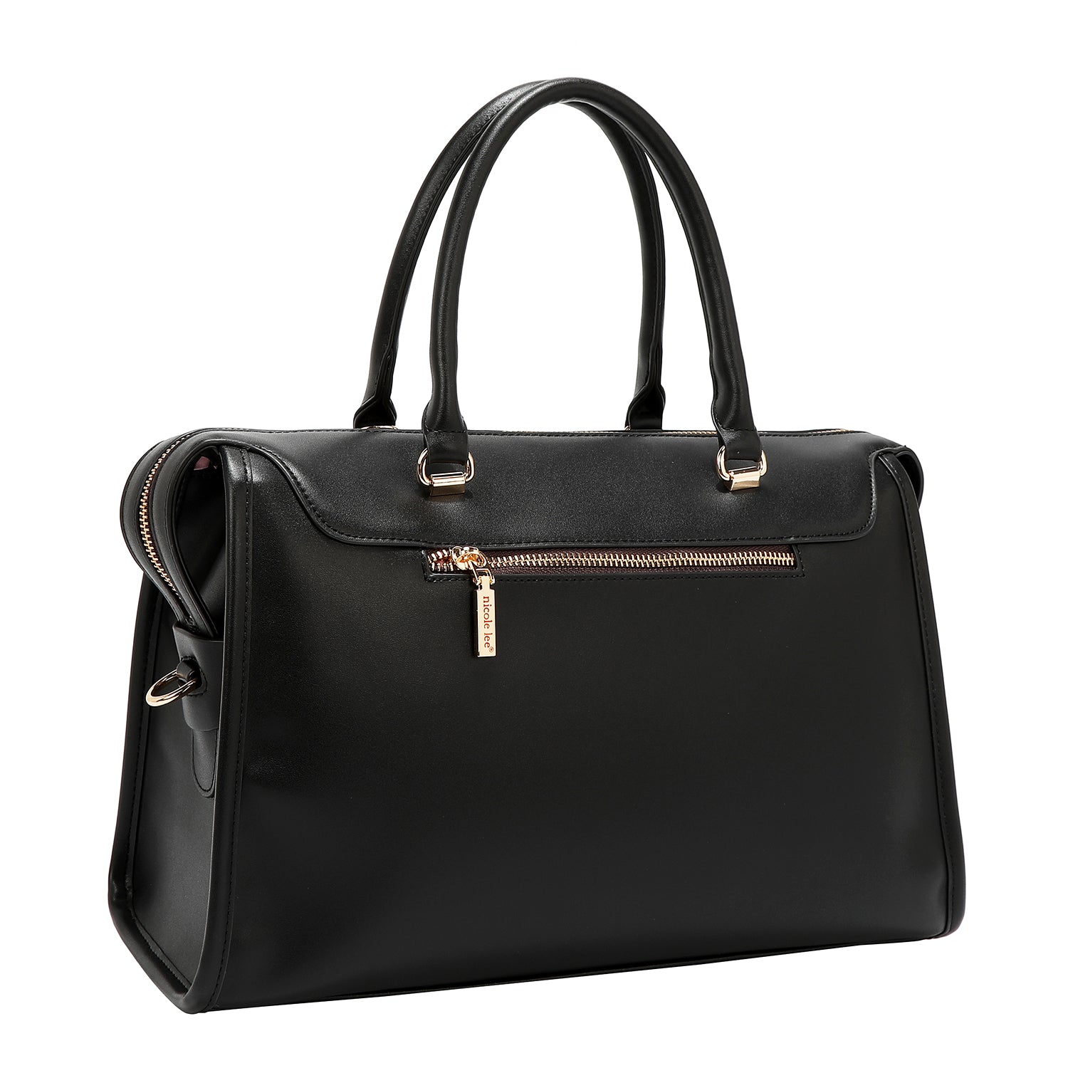 BOSTON CON TAGLIO LASER GEOMETRICO (NERO)