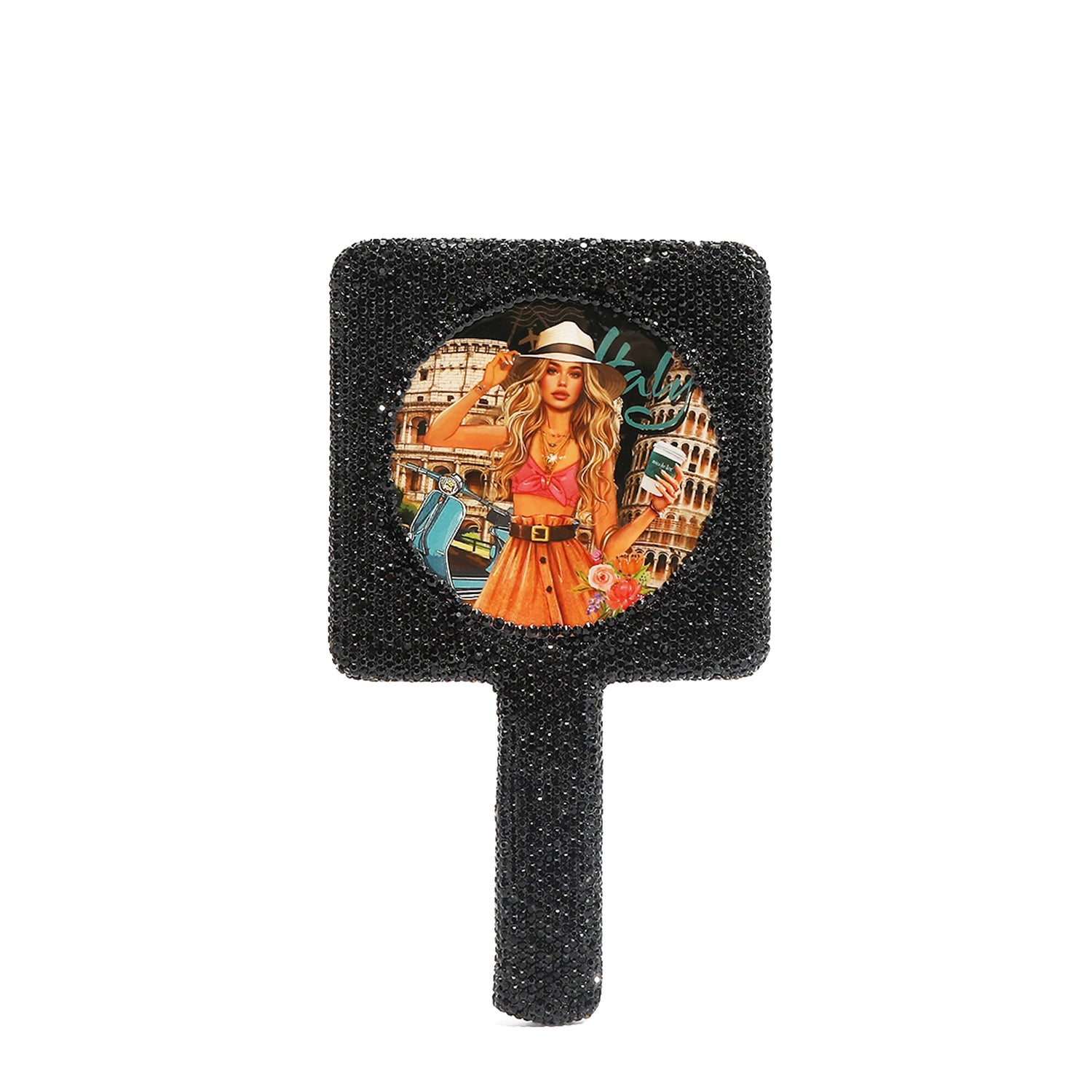 RECTANGULAR HAND MIRROR (<tc>MARTHA TRAVELS ITALY</tc>)