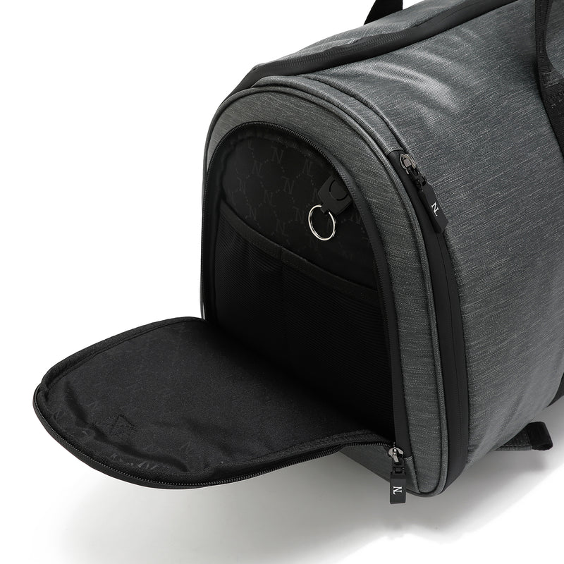 GRAY FOLDABLE BACKPACK FOR MEN