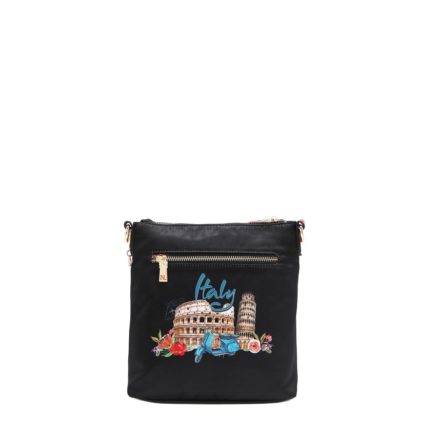 SAC BANDOULIÈRE AVEC FERMETURE ÉCLAIR (<tc>MARTHA TRAVELS ITALY</tc>)