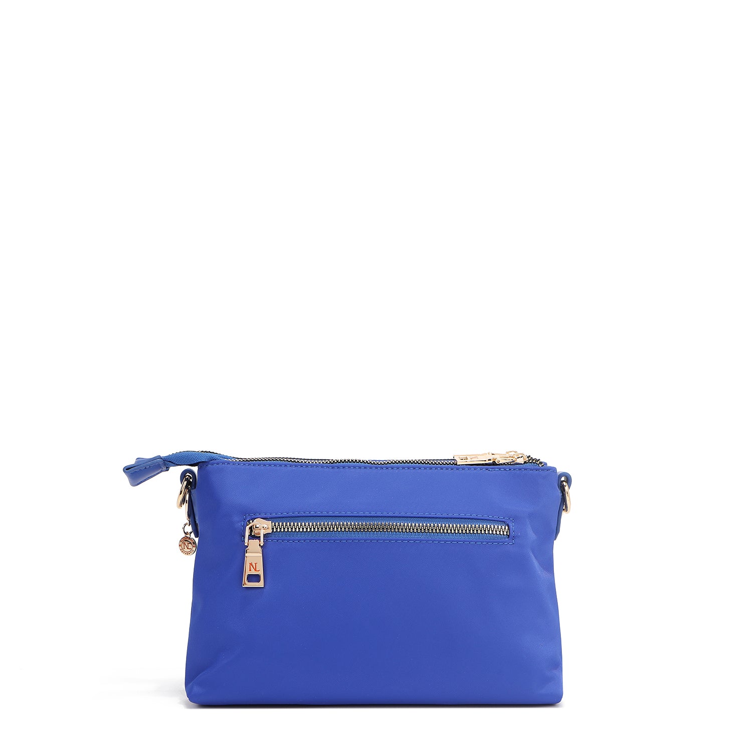 Bambina in borsa Cruzado con toppe colorate (blu)