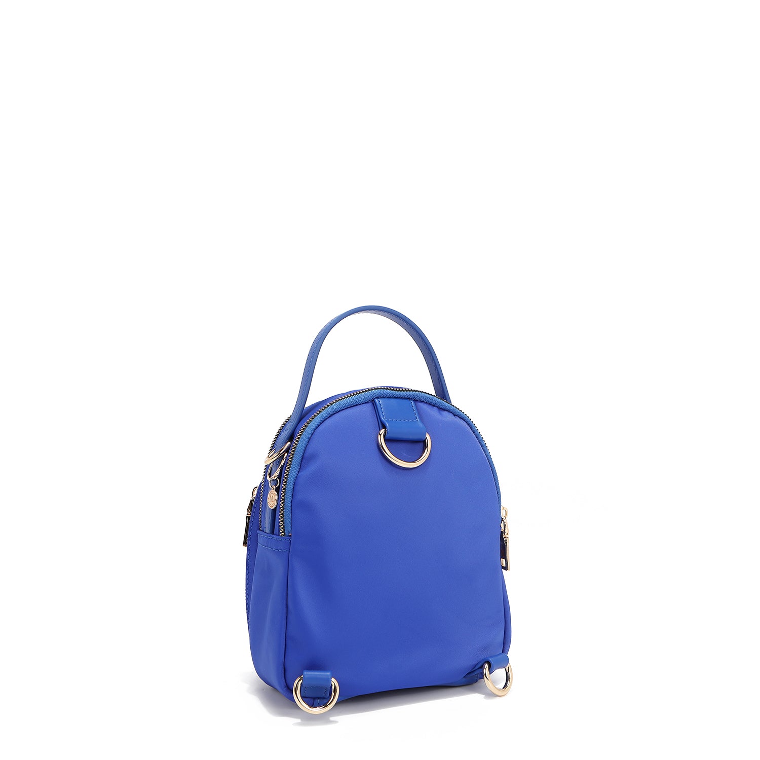 Borsa multiuso con toppe colorate (blu)