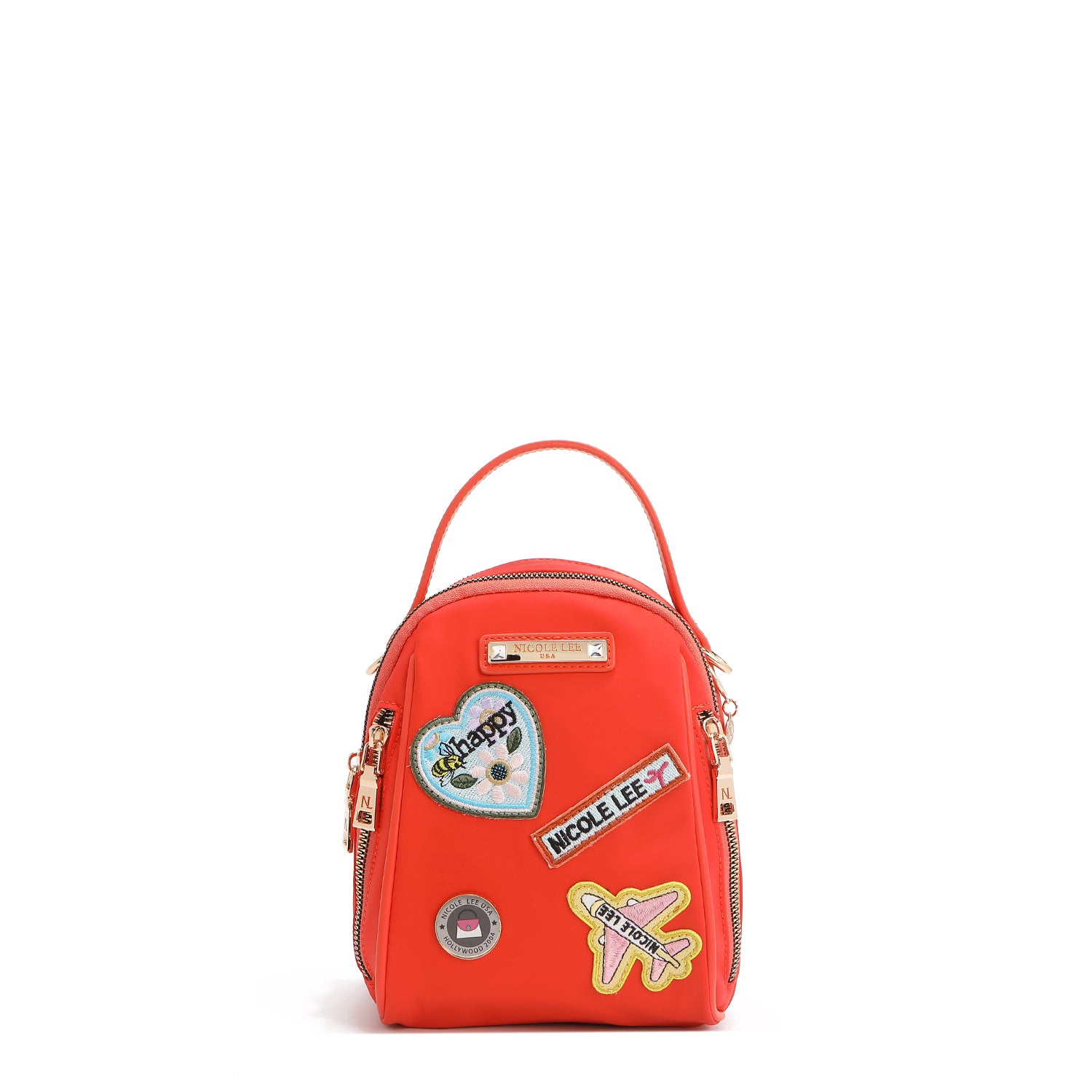 Color Patch Multi Bag Embellished with Adorned with Embroidered