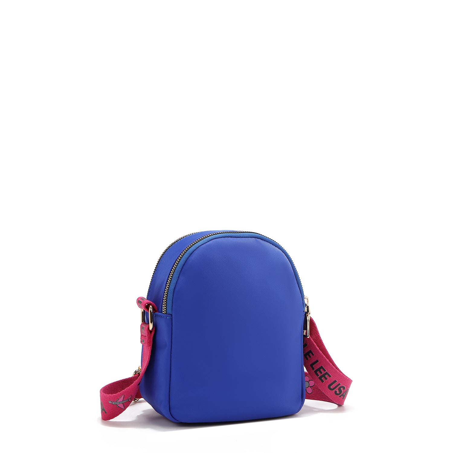 Sac à croix avec patchs colorés (bleu)
