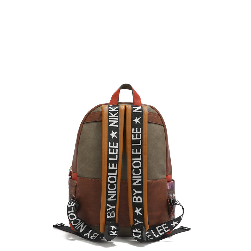 WIDE BACKPACK WITH FLAP
