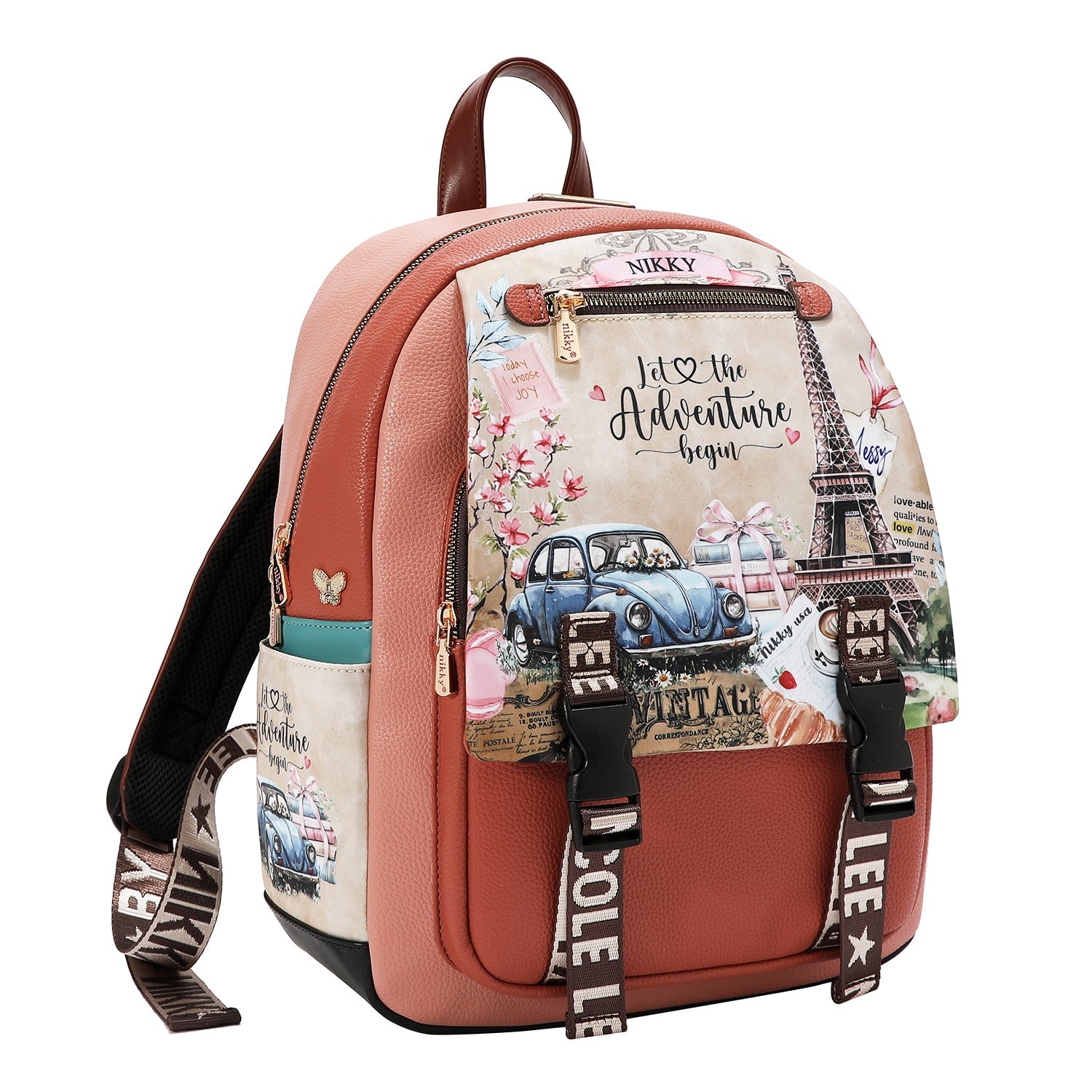 BACKPACK WITH FLAP <tc>STEP BY STEP</tc> (CHASING DREAMS)