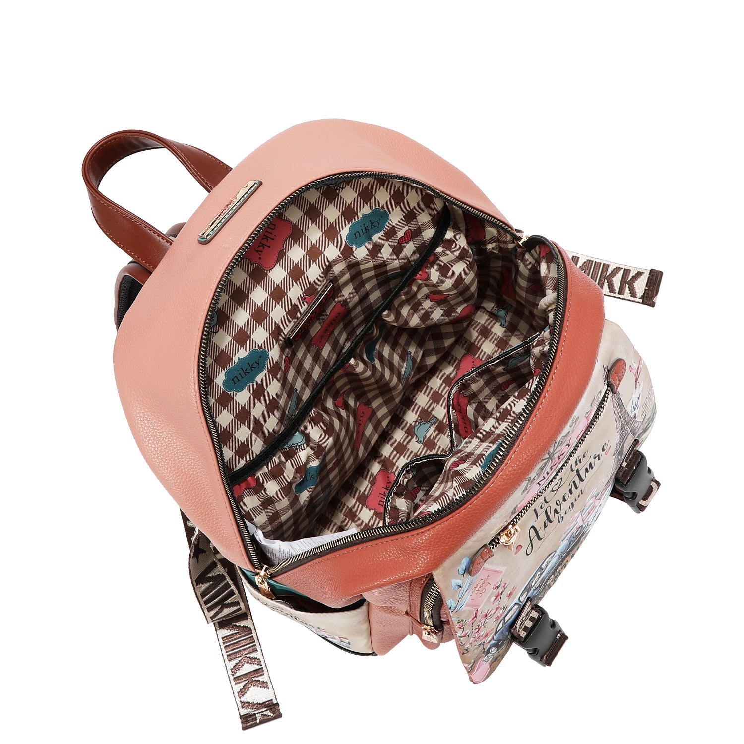 BACKPACK WITH FLAP <tc>STEP BY STEP</tc> (CHASING DREAMS)