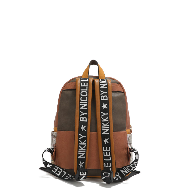 WIDE BACKPACK WITH FLAP