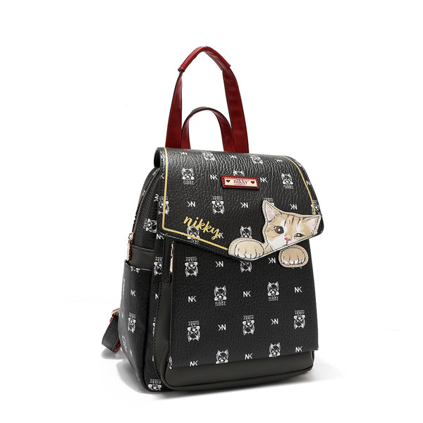 MOCHILA (<tc>NIKKY FINDS MEOW</tc> ) PRETO