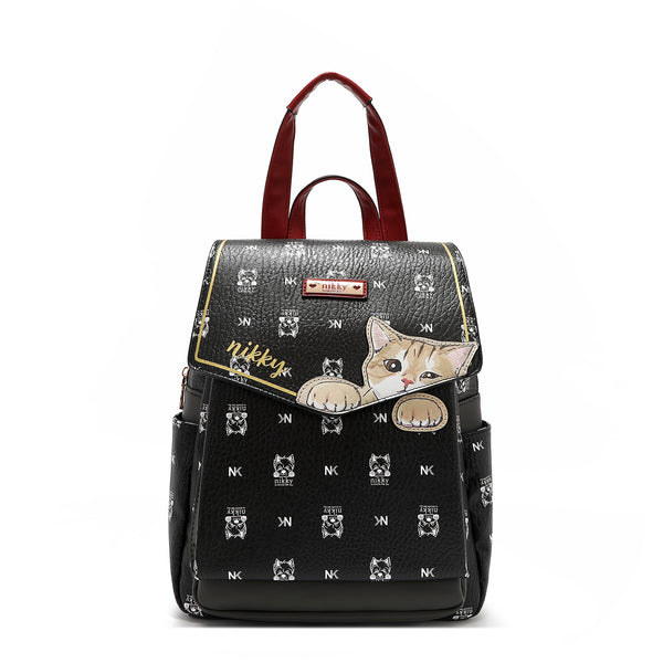 MOCHILA (<tc>NIKKY FINDS MEOW</tc> ) PRETO