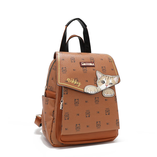 RUCKSACK (<tc>NIKKY FINDS MEOW</tc> ) BRAUN