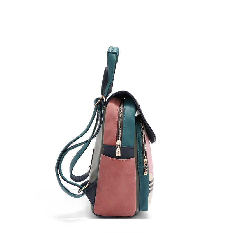 CONVERTIBLE ZIPPERED BACKPACK (<tc>NIKKY GOES SHOPPING</tc> )