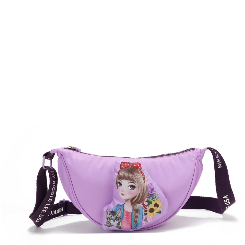 BANDOLERA DE NYLON (MORADO)