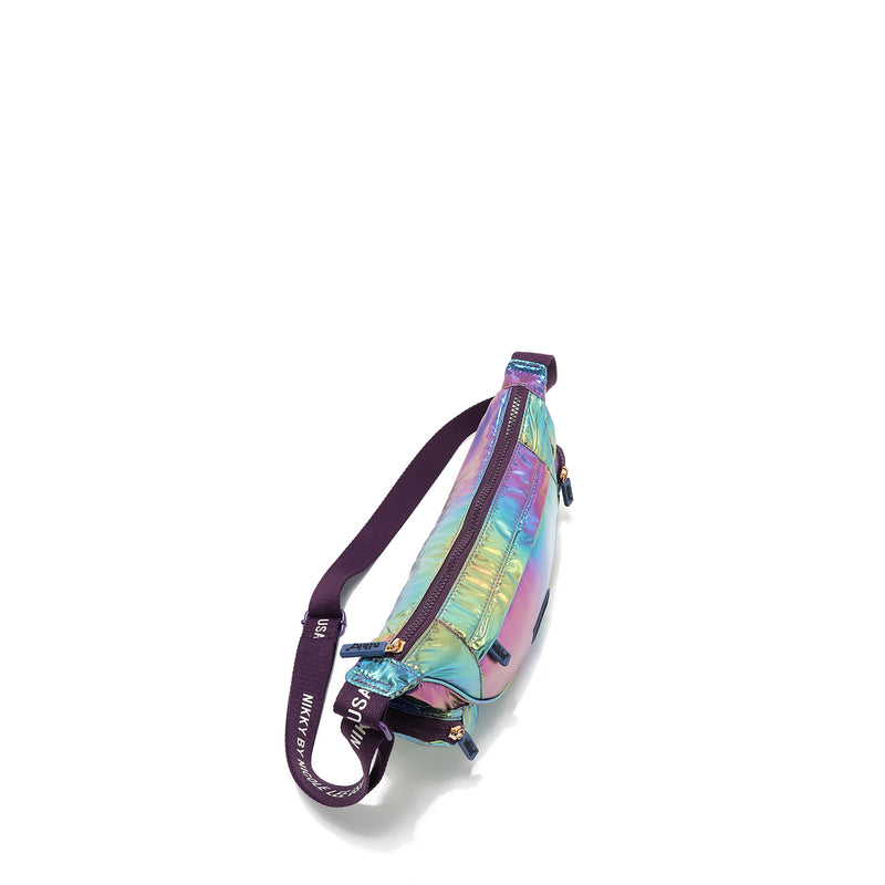 LIGHTWEIGHT NYLON CROSSBODY BAG (MULTICOLOR)