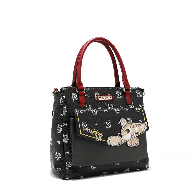 SATCHEL (<tc>NIKKY FINDS MEOW</tc> ) PRETO