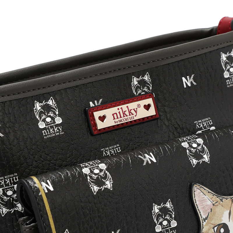 SAC BANDOULIÈRE (<tc><tc>Nikky</tc> FINDS MEOW</tc>) NOIR