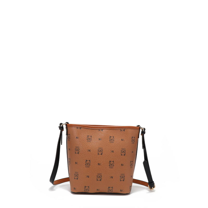 SHOULDER BAG (<tc>NIKKY FINDS MEOW</tc> ) BROWN