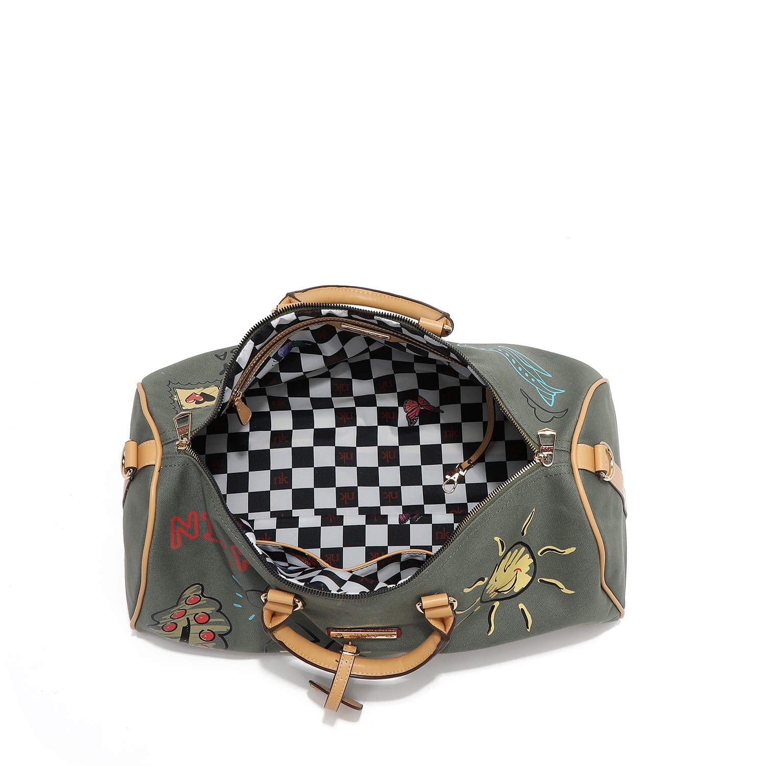 SAC DE GYMNASE EN TOILE <tc>NIKKY</tc> (NOIR)