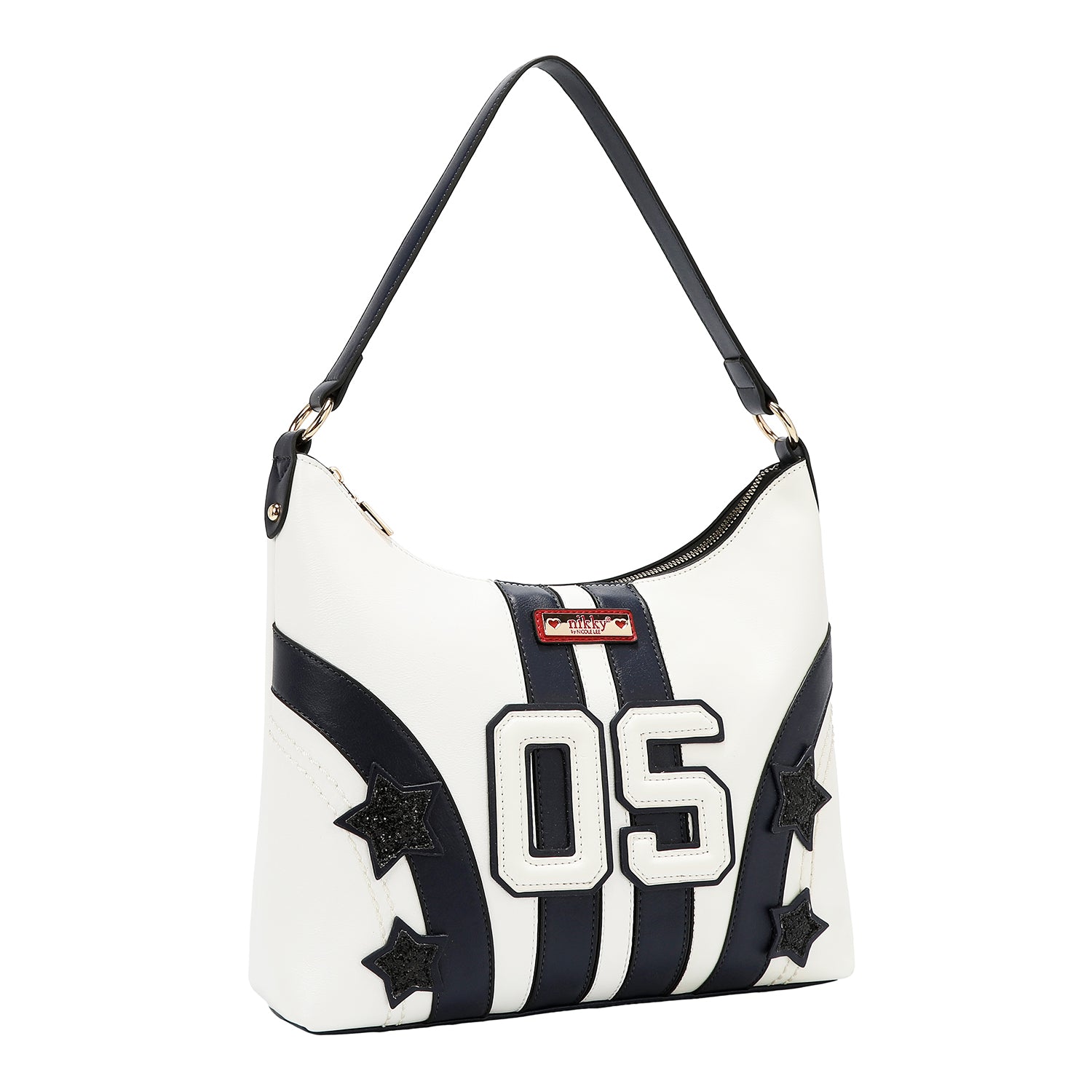 BOLSO TOTE VARSITY (BLANCO)